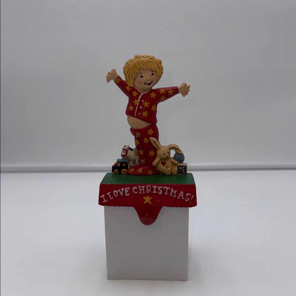 MIDWEST CANNON FALLS MARY ENGELBREIT I LOVE CHRISTMAS CAST IRON STOCKING HANGER